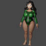 Anime Babe2 Uv map1 Blue eyes