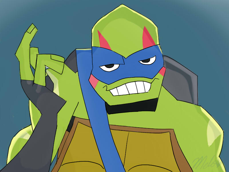 Leonardo Rottmnt Design Leonardo ROTTMNT #1 by MaJ-da on DeviantArt
