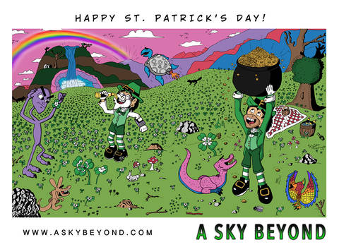 St. Patrick's Day Art for 'A Sky Beyond'