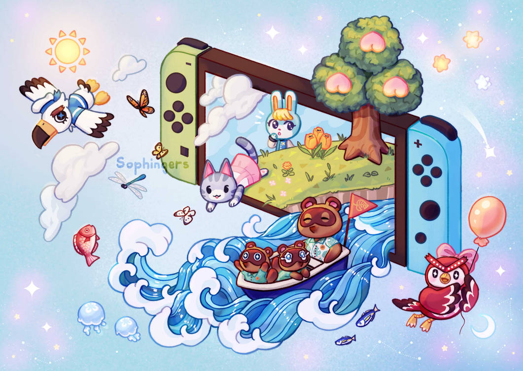 Peluche Kirby 65409 Animal Crossing: New Horizons HD Rare