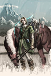 Link and Epona by nbashowtimeonnbc