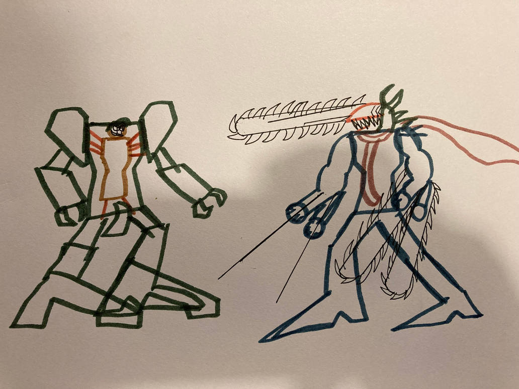 Skeleton David Cyberskeleton david vs full devil Denji by Weibofantasy on DeviantArt