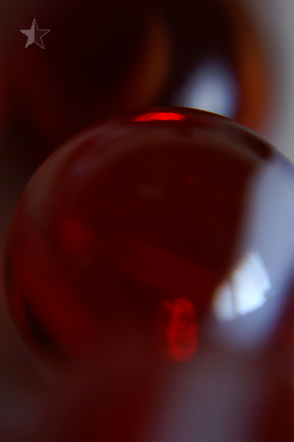 50PT: red - Found Marbles