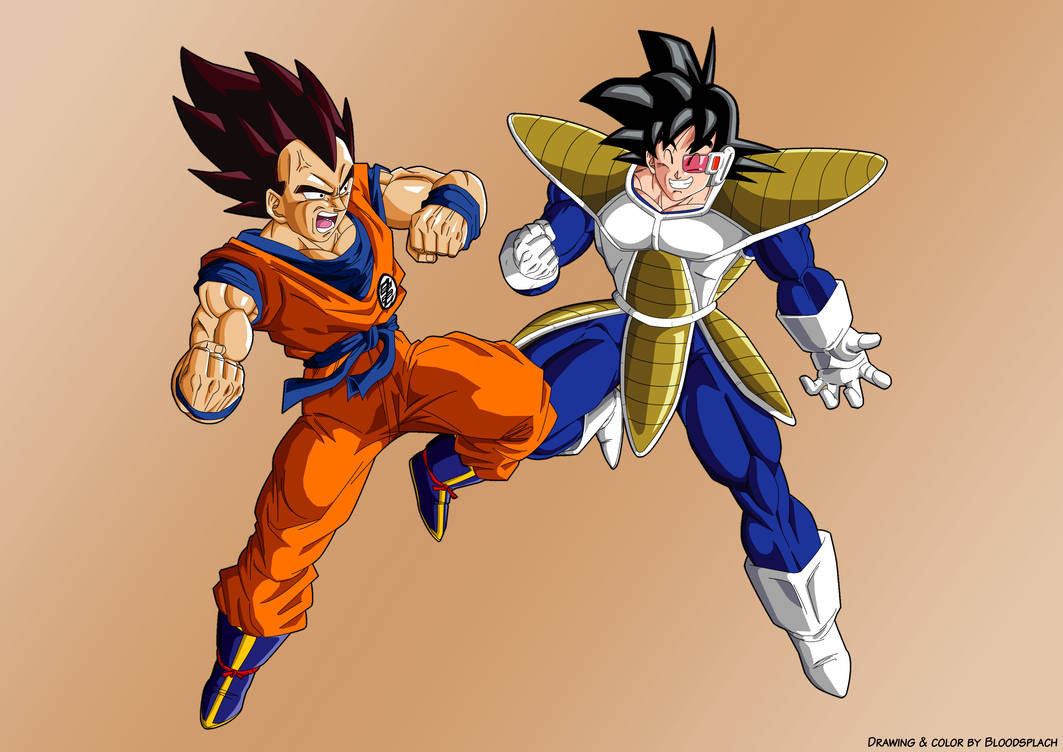 Goku vs Vegeta ex cloth by Blood-Splach on DeviantArt