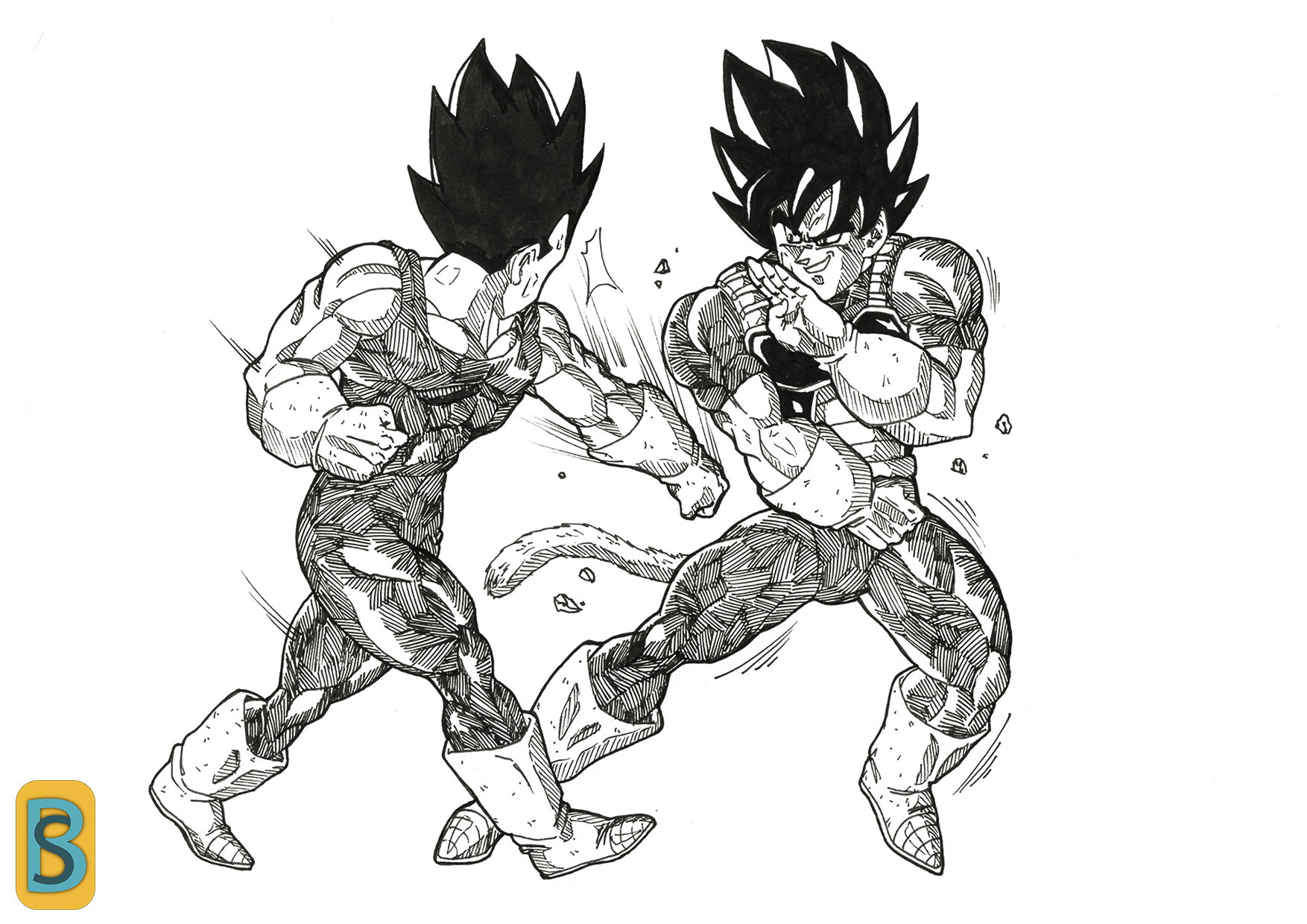 ssj2 Vegeta U13 by Blood-Splach on DeviantArt