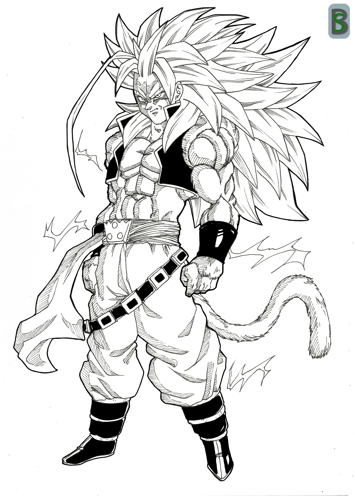 Ssj5 Drawing Kayne ssj5 by Blood-Splach on DeviantArt