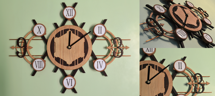 Wooden Clock (for sale)