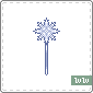 WW-Snowflake Wand