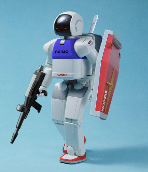 Honda Asimo : mobile suit version by FortunerCat on DeviantArt