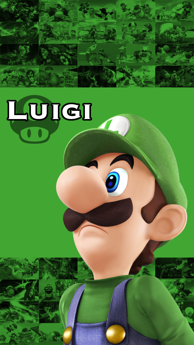 Smash 4 IPhone Wallpaper Luigi By Happymasksales On DeviantArt smash-4-iphone-wallpaper-luigi-by-happymasksales-on-deviantart