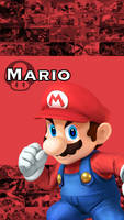 Smash 4 iPhone Wallpaper - Mario