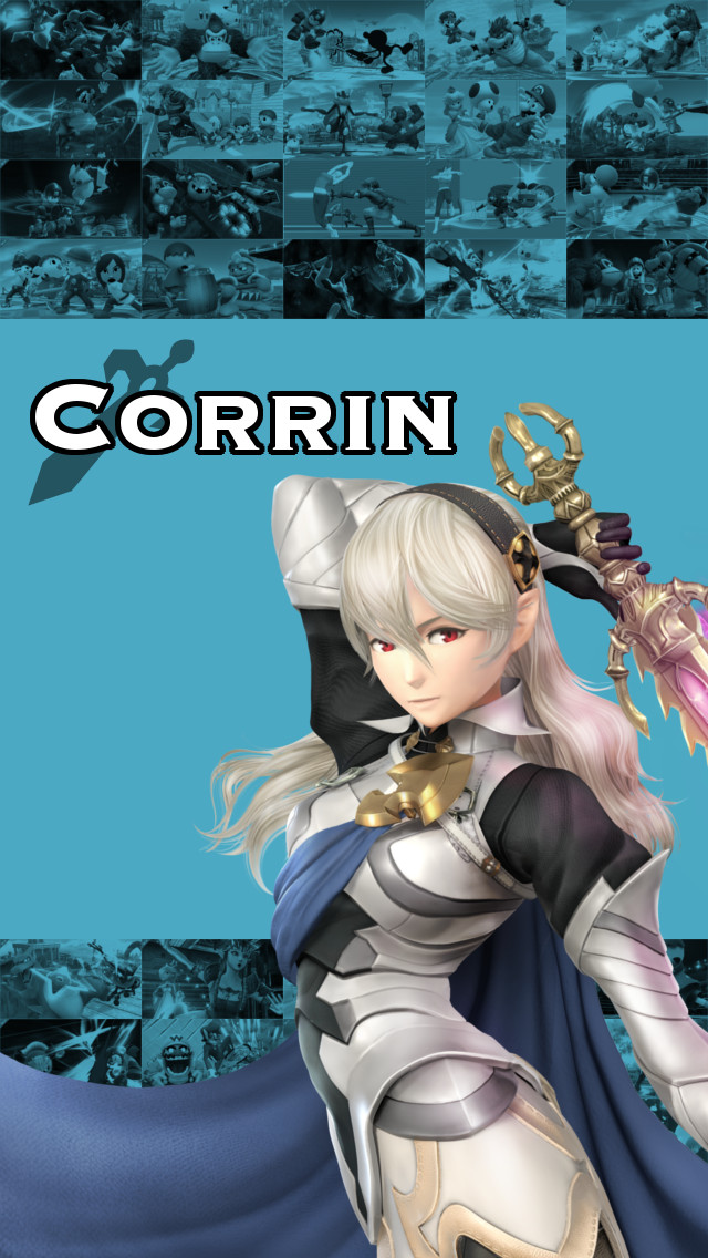 Smash 4 iPhone Wallpaper - Corrin (Female)