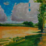 Pathway by a Field