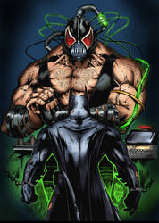 Batman X Bane By Marcioabreu7-color by Pendecon