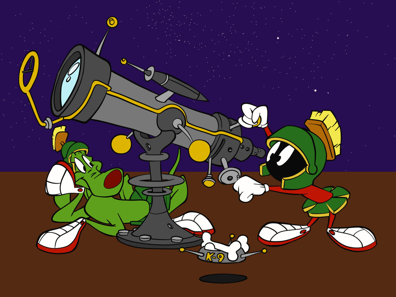 Marvin the Martian and K9