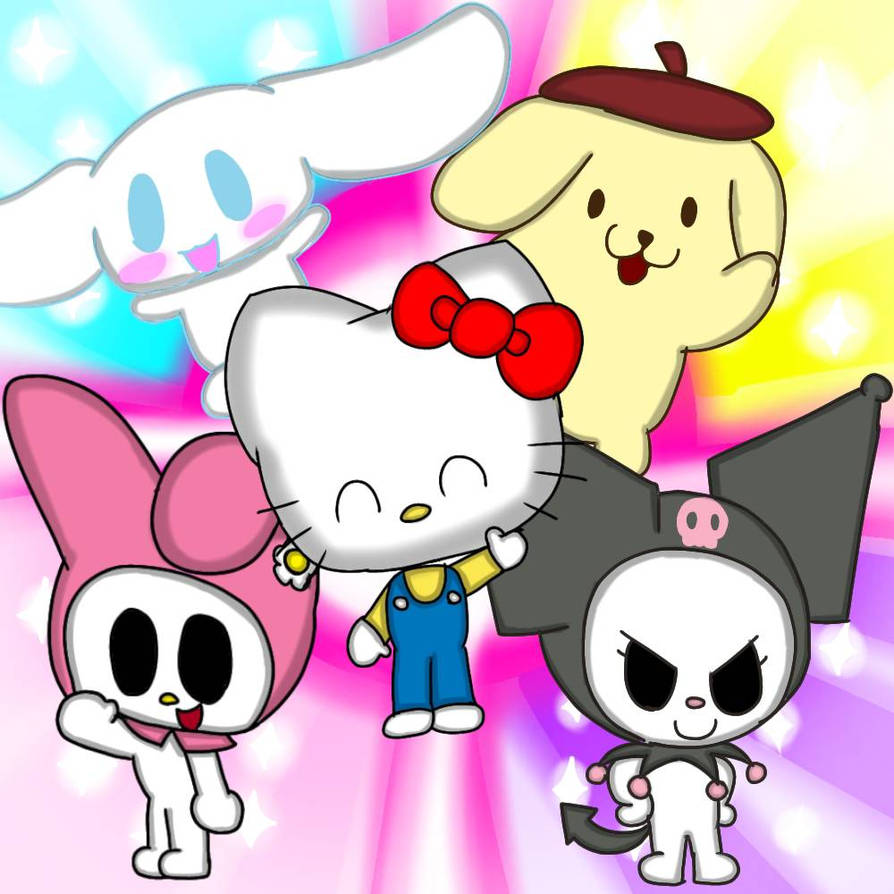 Art da hello kitty e seus amigos desenho by ericdaviteamblue on DeviantArt
