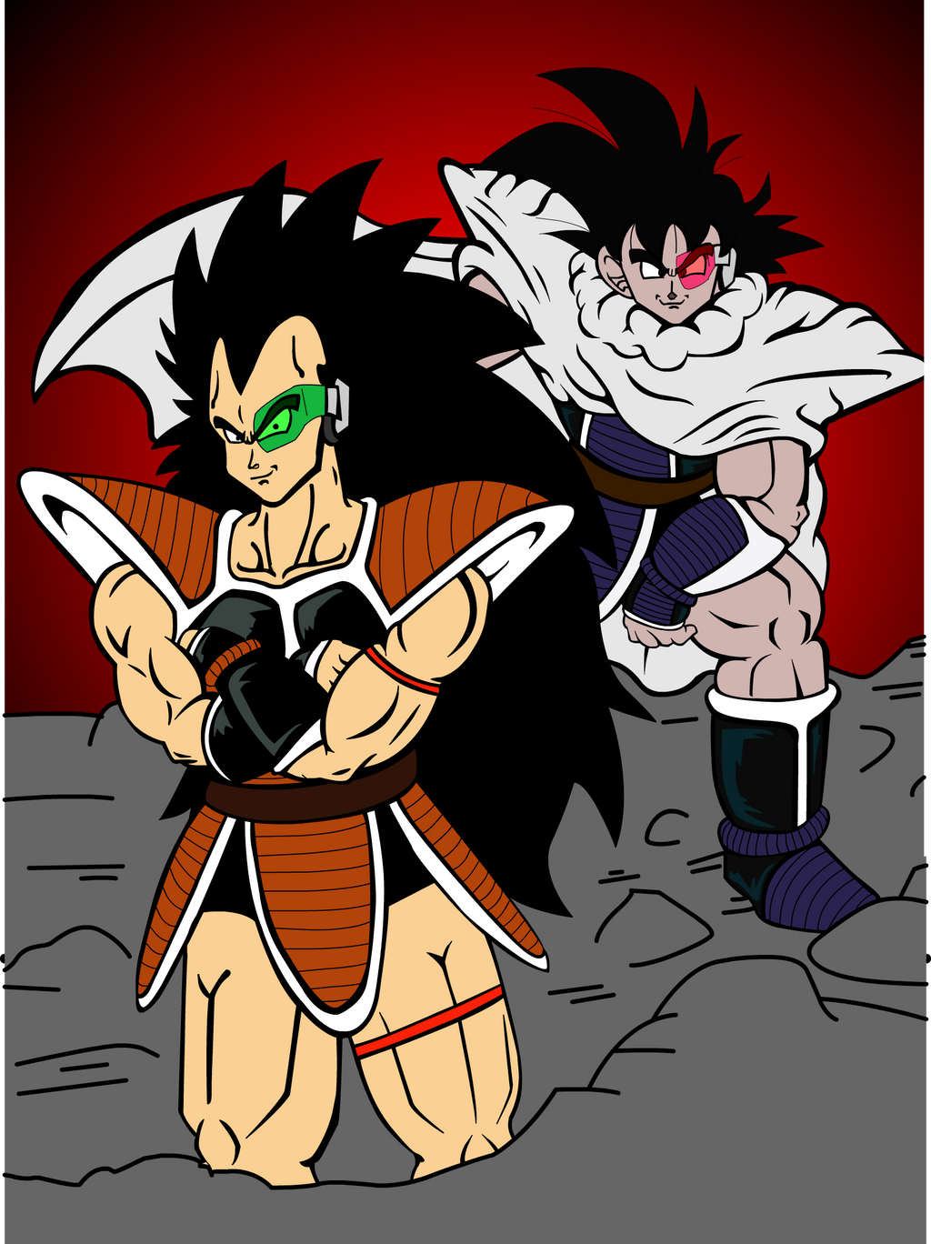 Raditz Turles Raditz And Turles by Panzer-Pepsy77 on DeviantArt