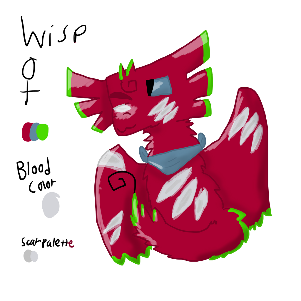 Wisp redesign by RainbowPrismDragon on DeviantArt