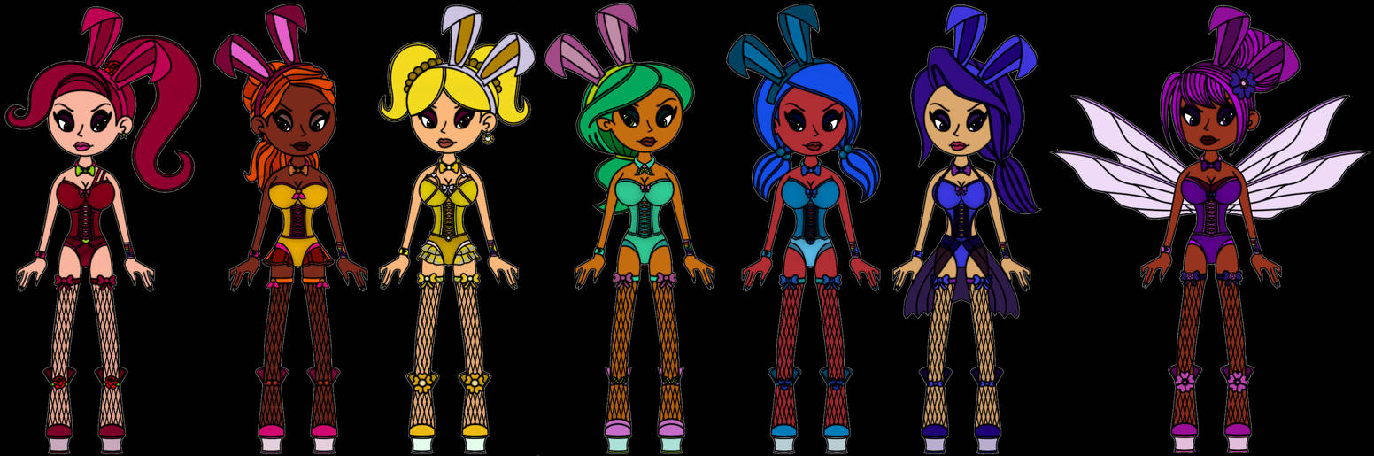 Rainbow Rabbit Rangers by ZetaandNazbooJunkie on DeviantArt