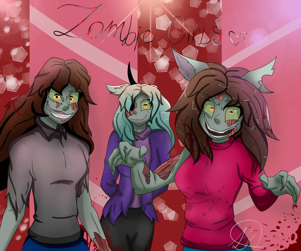 Deviantart Vendant Zombie Zombie Girls. by Lara-Kein on DeviantArt