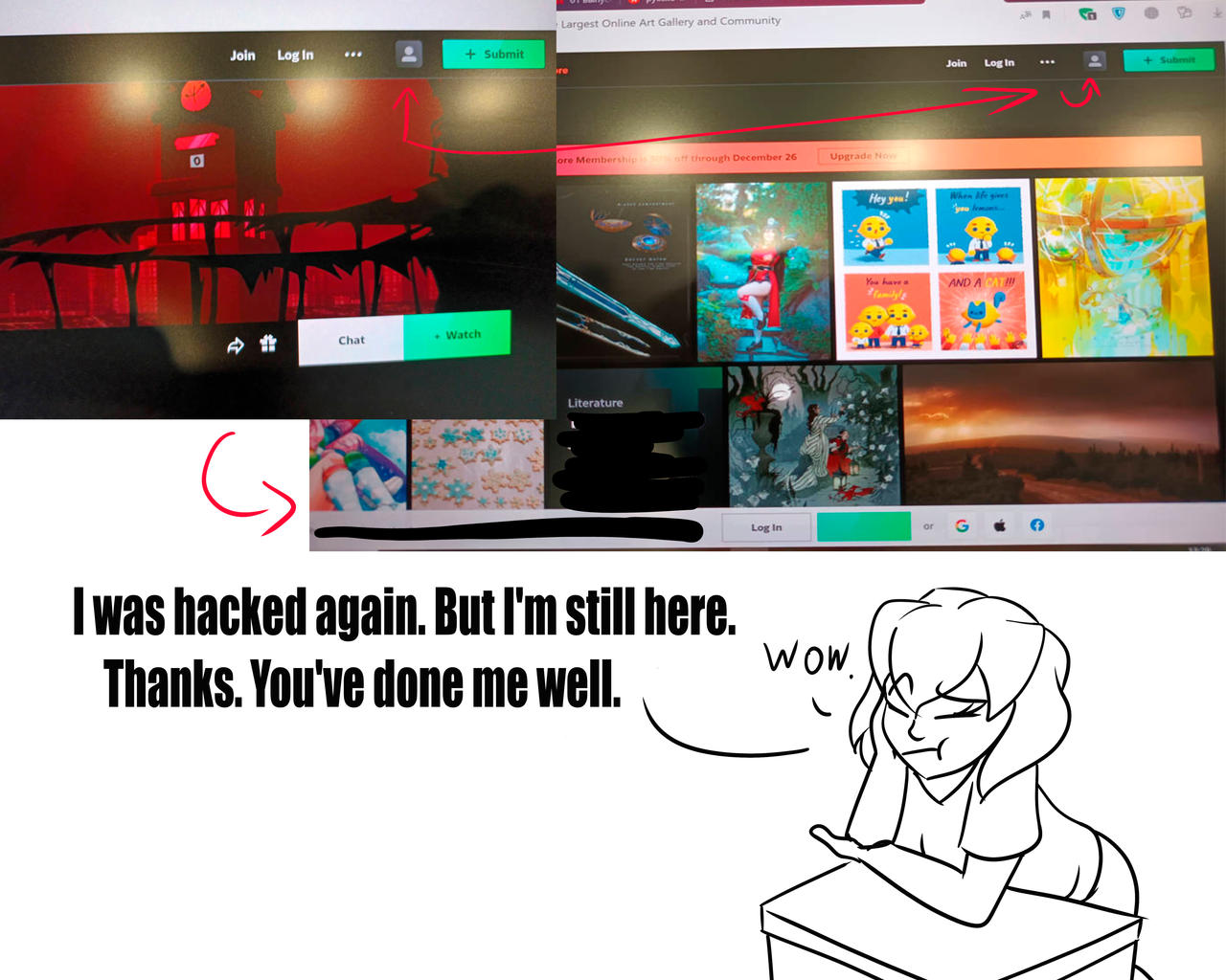 Again Hacking 9 times in 4 years?(description) by Lara-Kein on DeviantArt
