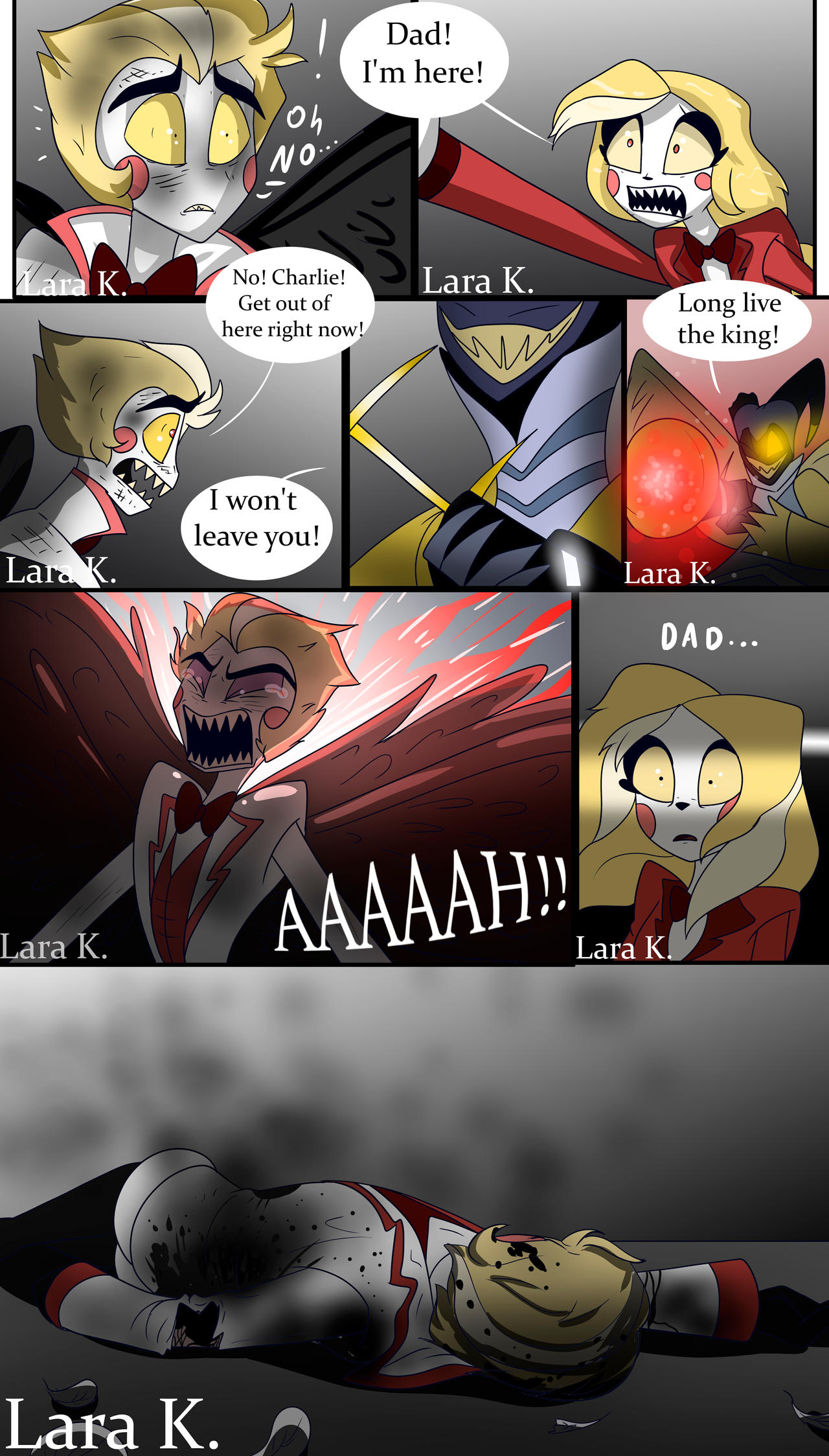 AU Hazbin Hotel AAdam vs ALucifer. 3. by LaraKein on DeviantArt