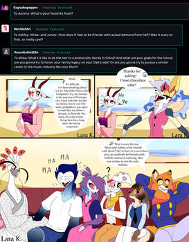 Ask Characters. Alternative Universe: Question 1.