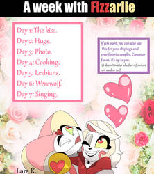 AU H.H.+H.B: A Week with Fizzarlie. (DESCRIPTION)
