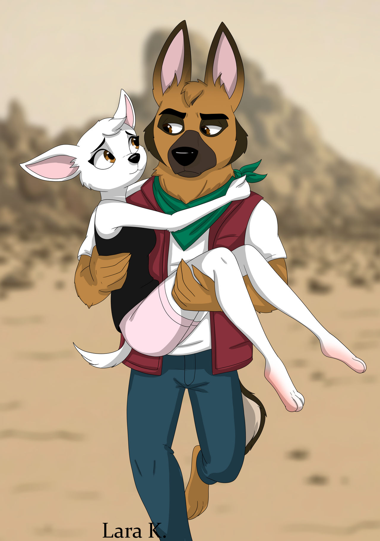 AU Beverly Hills Chihuahua: Delgado helps Chloe. by Lara-Kein on DeviantArt