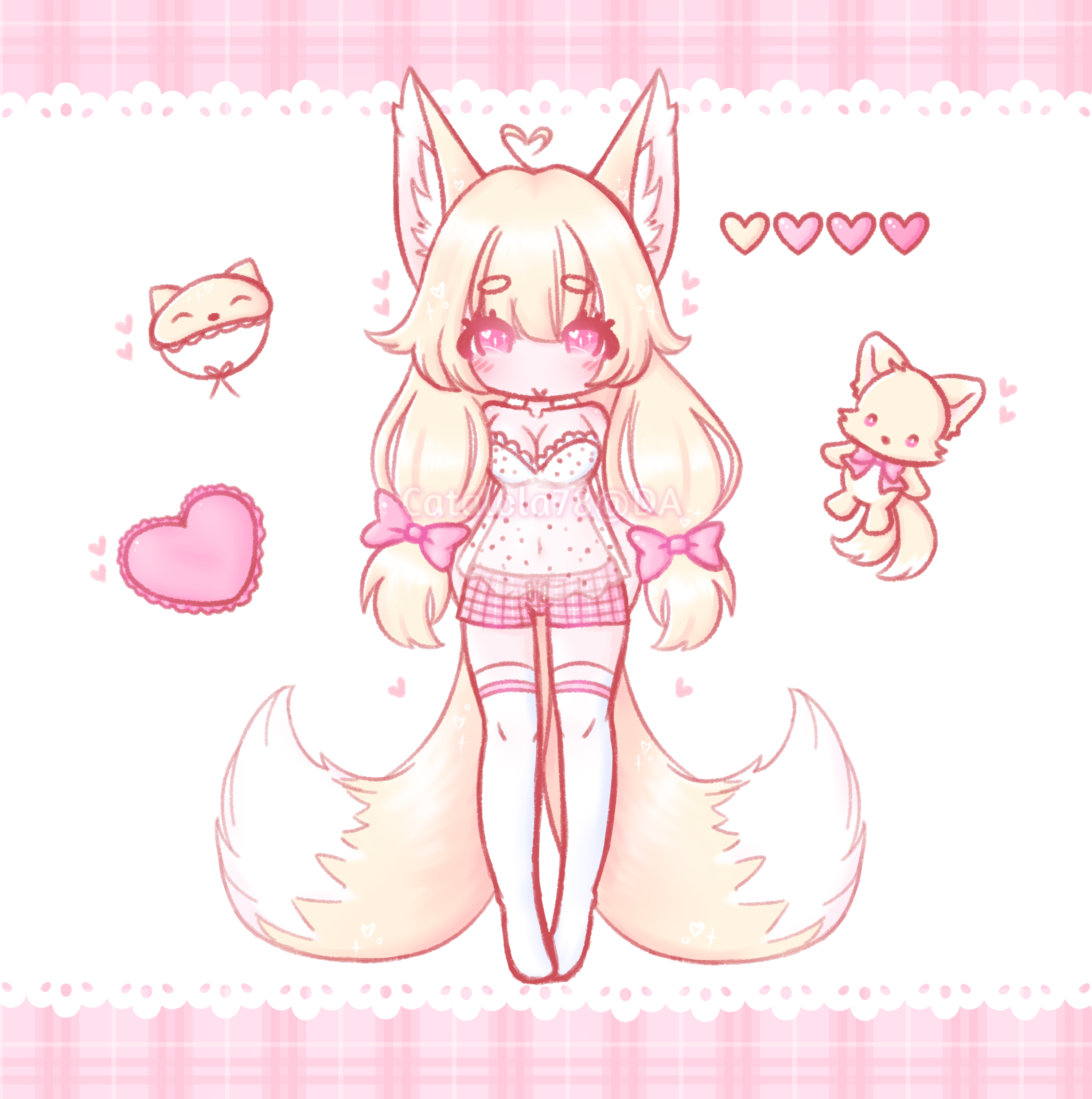 [CLOSED OTA] Sleeptime Kitsune Adoptable