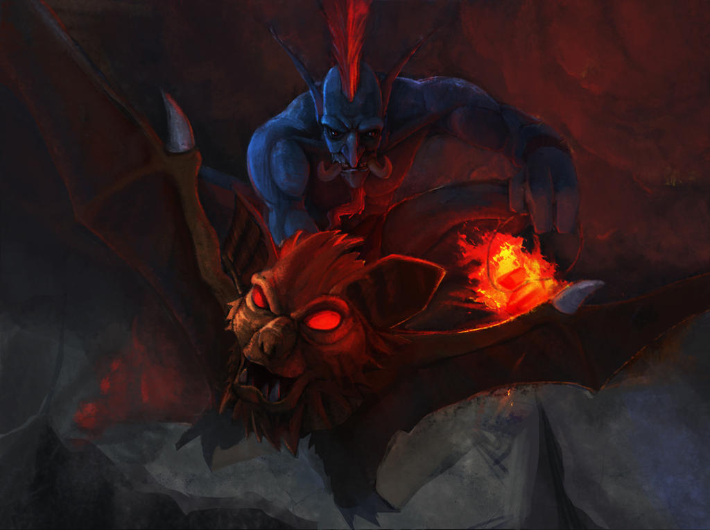 Bat Rider by 418447863 on DeviantArt