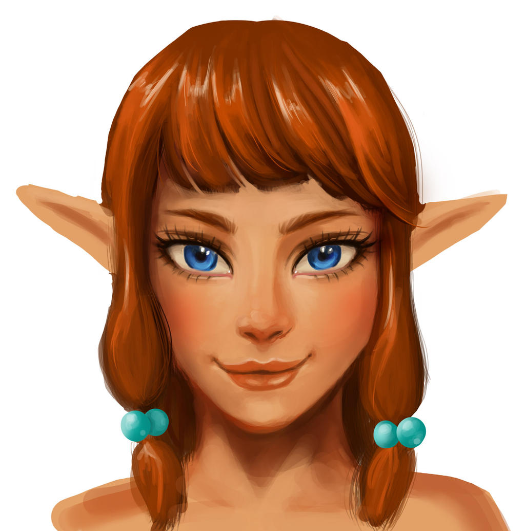 Elf girl portrait