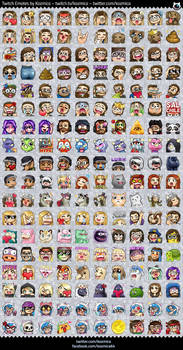 List of Twitch Emotes by Kozmica