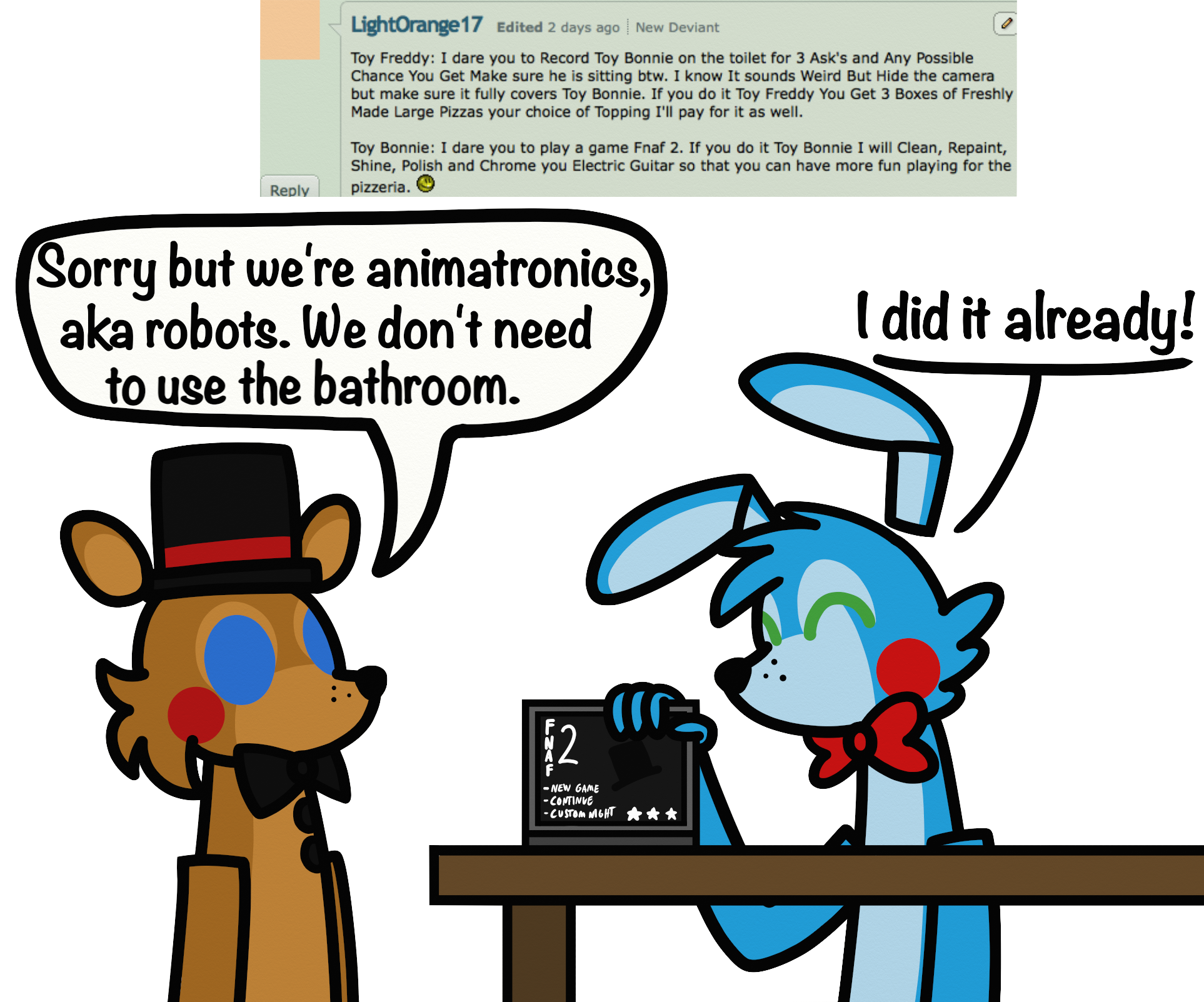 FNAF Ask #360 by FNAFCREW-QA on DeviantArt