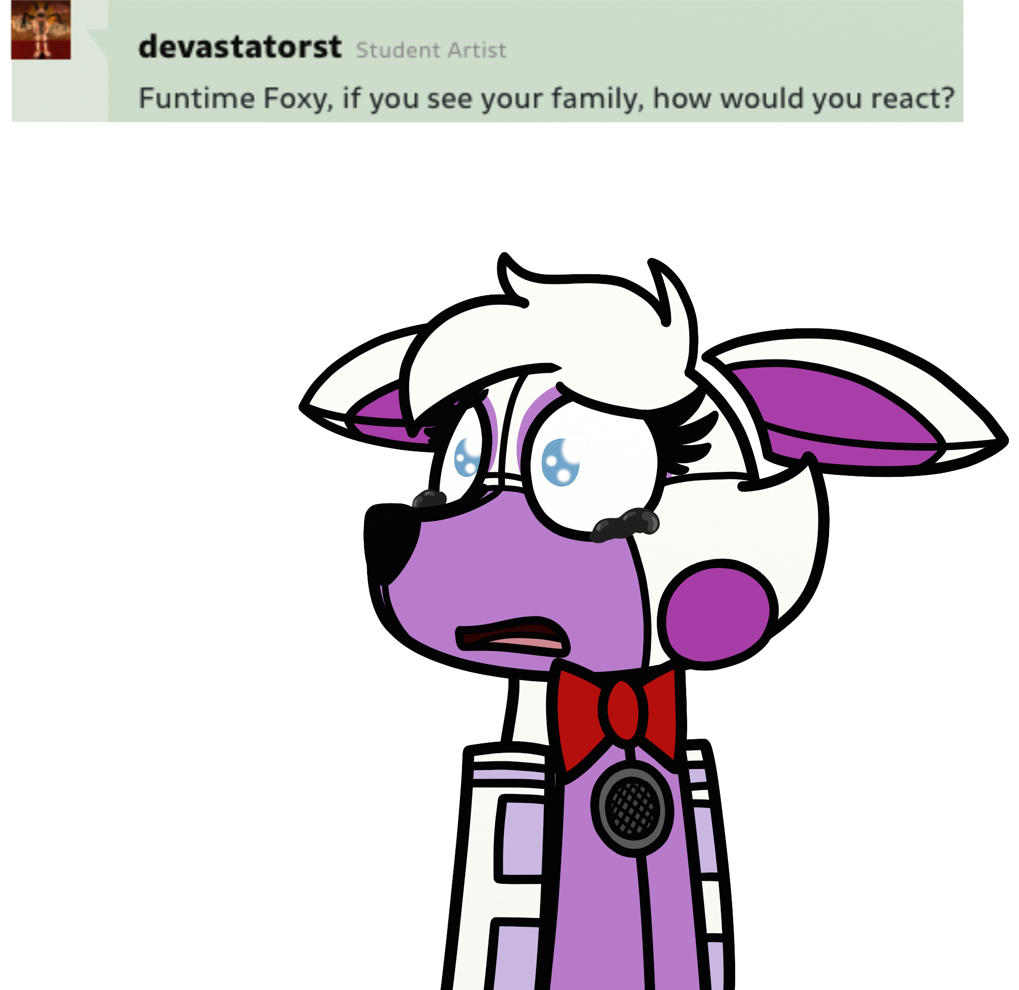 Lolbit FANART REACT with Funtime Foxy 