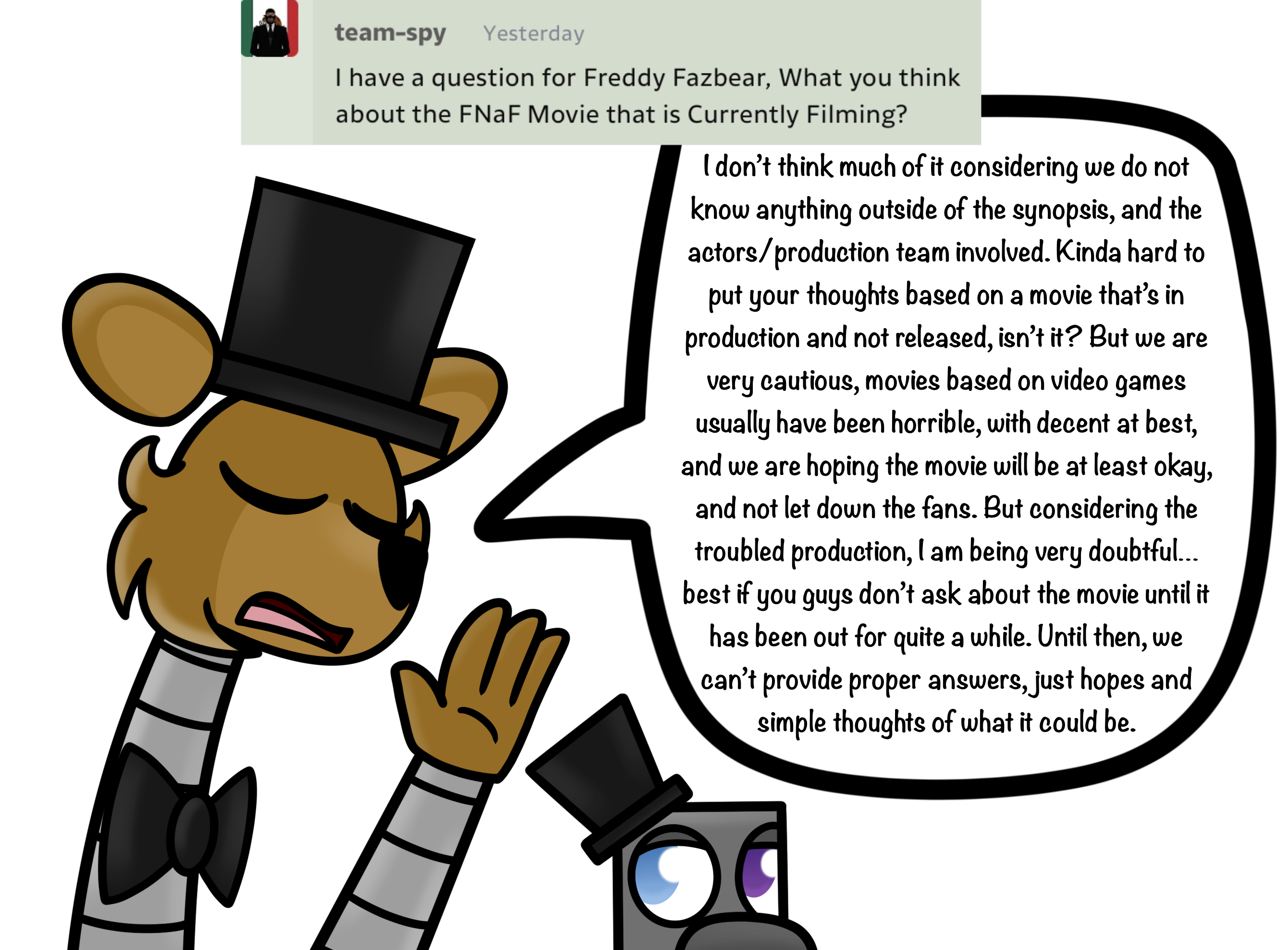 FNAF - Freddy Fazbear's Pizzeria in my AU! by FNAFCREW-QA on DeviantArt