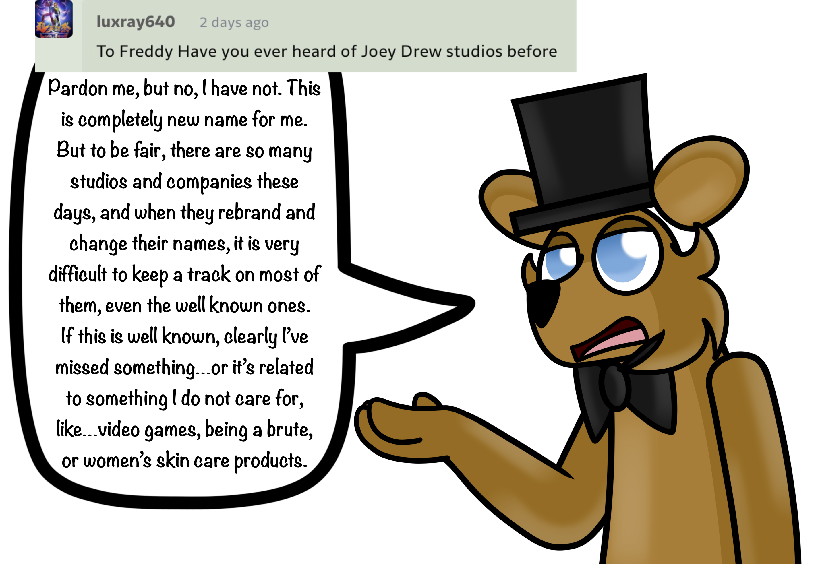 FNAF Ask #646 by FNAFCREW-QA on DeviantArt