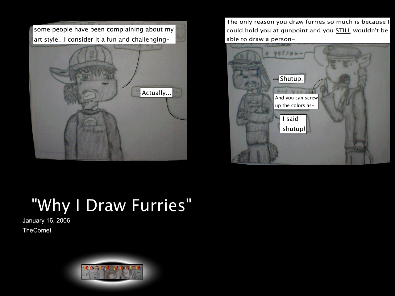 Roger Roger-Why I Draw Furries