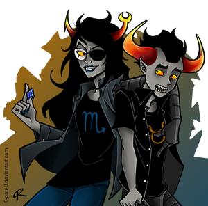 Vriska and Tavros