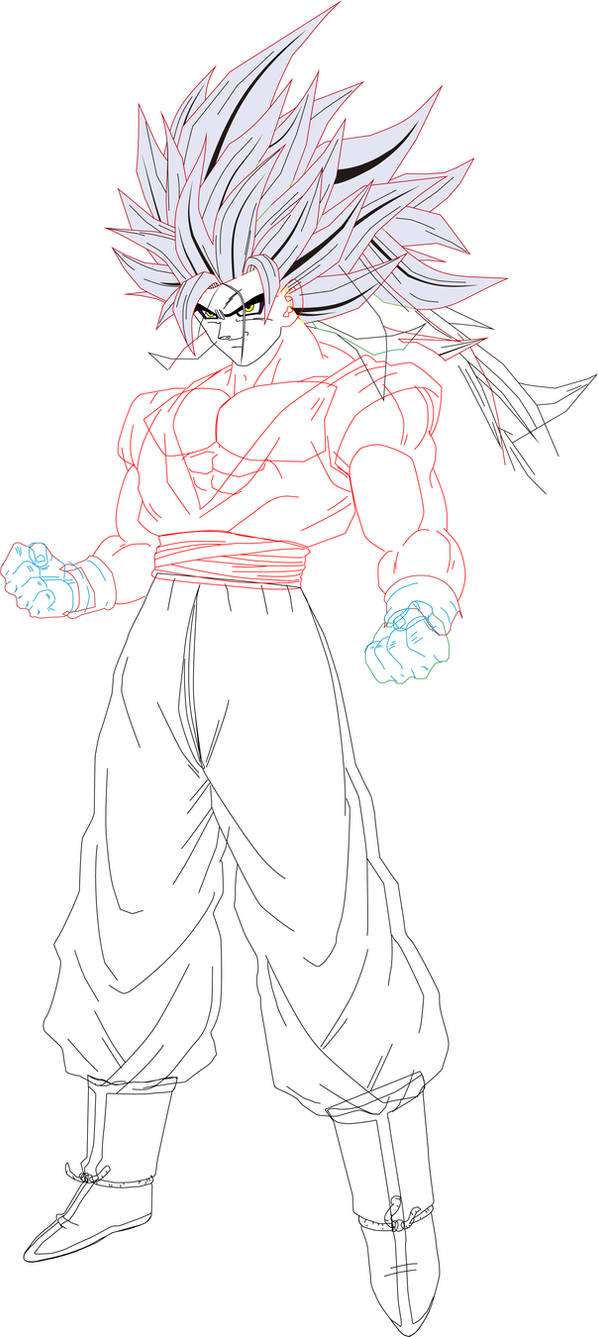 Ssj5 Drawing Goku ssj5 by WellingtonMaster on DeviantArt