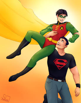 Robin and Superboy