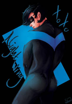 Nightwing pin up