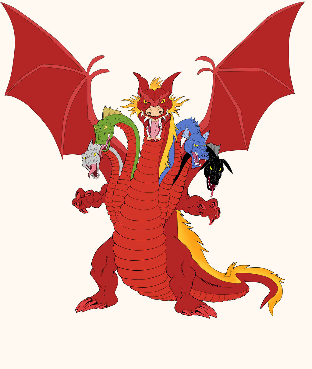 Timut Creature Tiamat by Argeshka on DeviantArt