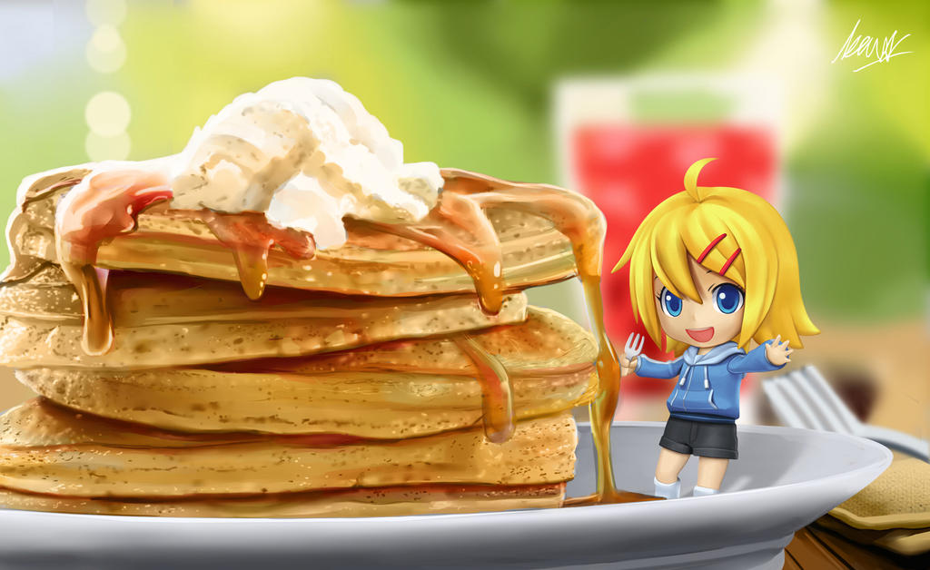 Pancake with Maya-chan