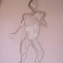 Life drawing male model