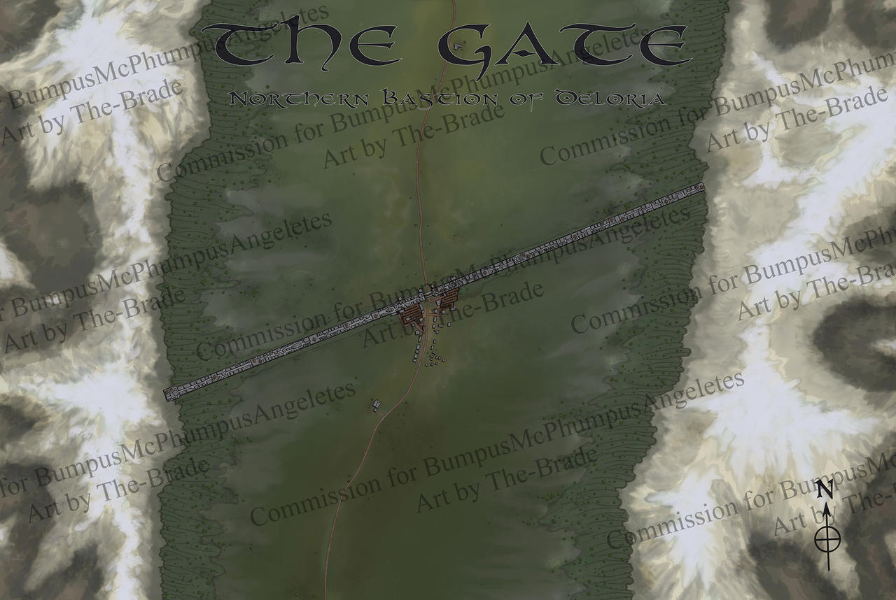 The Gate - DnD Map Commission by The-Brade on DeviantArt