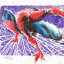Watercolor - Spiderman 01