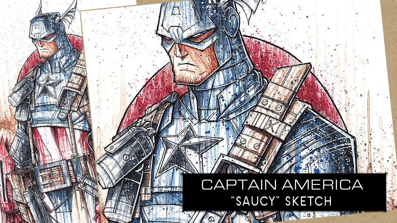 SpeedPaint: Captain America