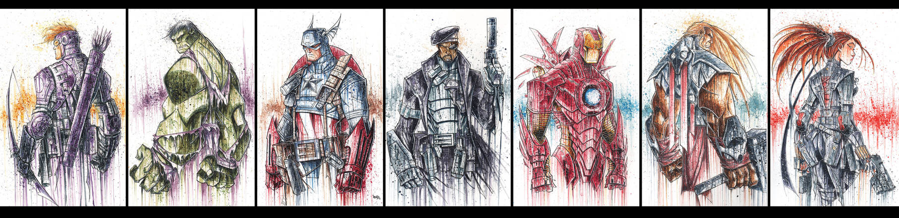 Avengers 'Saucy' Prints FINAL by RobDuenas