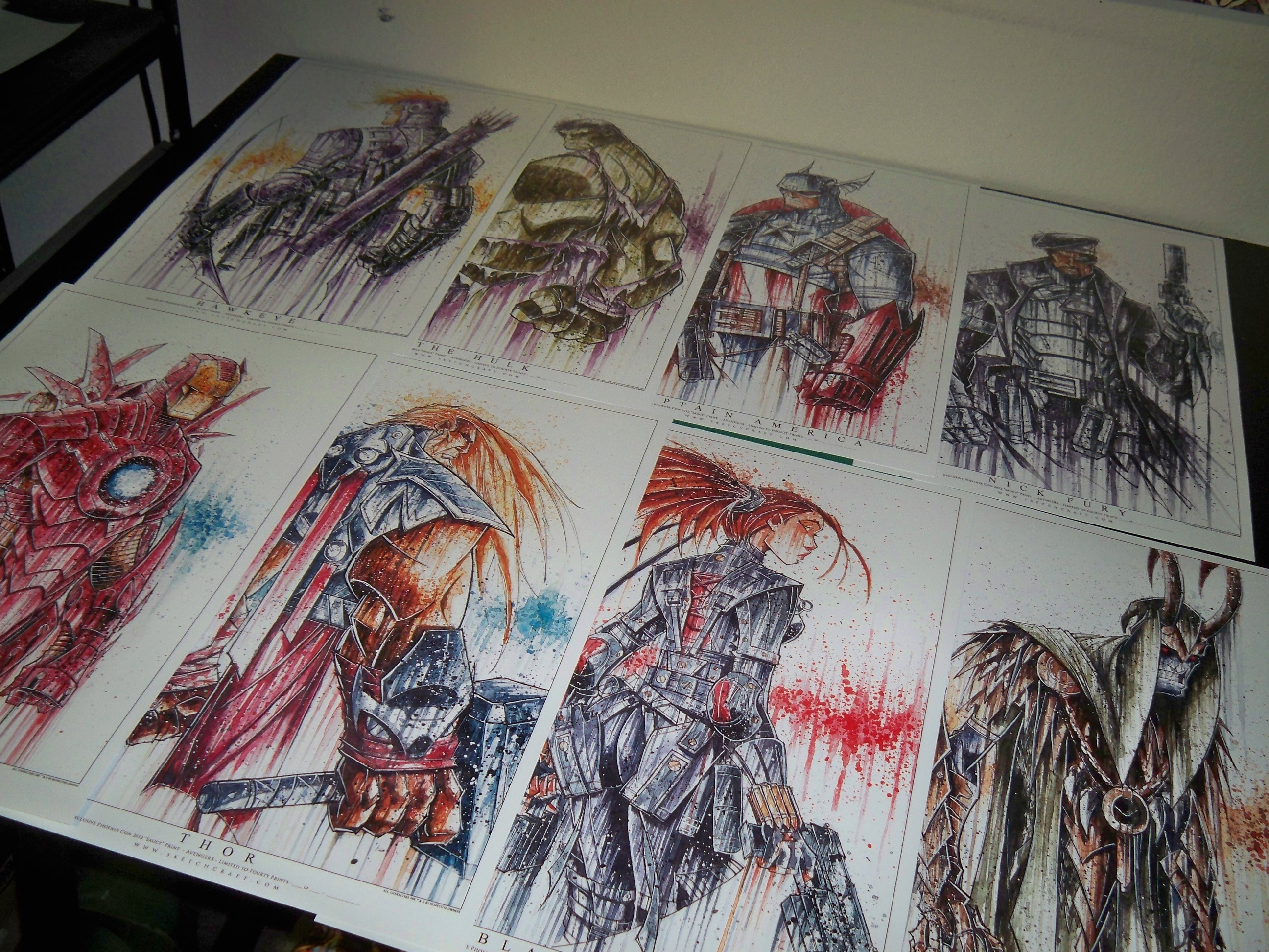 Avengers 'Saucy' Prints Shipped!